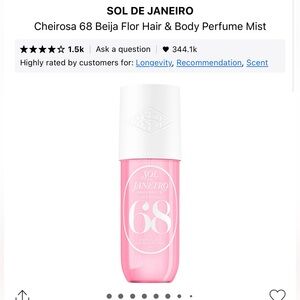 Sol de Janeiro Cheirosa 68 Beija Flor Mist - Vibrant Pink